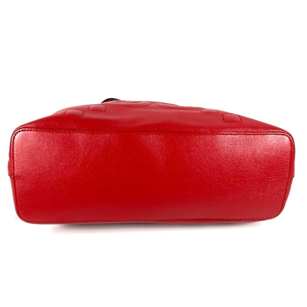 GUCCI Red Leather Shoulder Bag - Picture 7 of 15